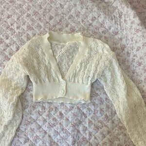 Cream Lace bolero